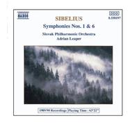 Sibelius jean symphonies nos. 1 & 6