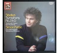 Sibelius / Symphony No 2 In D - City Of Birmingham Symphony Orchestra / Simon Rattle LP