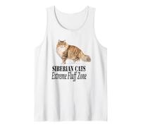 Siberian Cats Extreme Fluff Zone, Design per Proprietario di Gatti Canotta