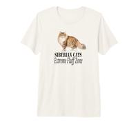 Siberian Cats Extreme Fluff Zone, Design per Proprietario di Gatti Maglietta Premium