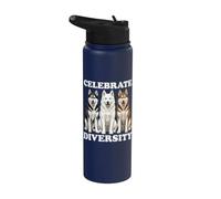 Siberian Huskies Stainless Steel Insulated Water Bottle