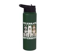 Siberian Huskies Stainless Steel Insulated Water Bottle