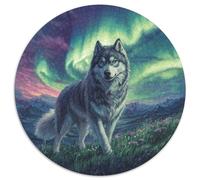 Siberian Husky 1000 Pieces Jigsaw Puzzles For Adults Family Challenge Toys Stress Relieving Entertainment Cultivate The Spirit of Teamwork for Family Decorations 1000pcs (67.5x67.5cm)