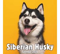Siberian Husky Calendar 2026: 14-Month Organizer from Nov 2025 to Dec 2026 | Perfect for Home, Office, School & Family Scheduling, For Men , Women , Girls , Boys