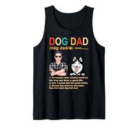 Siberian Husky Dog Dad Definition for Daddy Fathers Day Canotta
