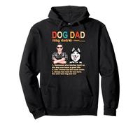 Siberian Husky Dog Dad Definition for Daddy Fathers Day Felpa con Cappuccio