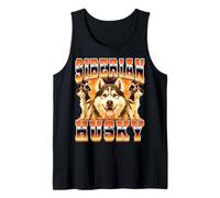 Siberian Husky Dog Stile Bootleg Anni '90 Canotta