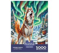 Siberian Husky Jigsaw Puzzle Impossible 1000 Pezzi Decorazione Per La Casa. Giochi Rilassamento E Intelligence Per Adulti E Bambini Da 12 Anni 70x50cm/1000pcs