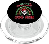 Siberian Husky Natale Cappello da Babbo Natale Cane Mamma PopSockets PopGrip per MagSafe