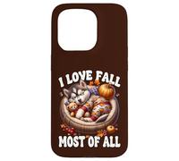 Siberian Husky Puppy I Love Fall Most Of All For Husky Lover Custodia per iPhone 15 Pro