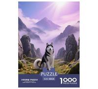 Siberian Husky, Puzzle Da 1000 Pezzi, Stimola Memoria E Creatività, Perfetto Per Regali, Adatto Dai 10 Anni, Pet Dog, 38x26cm/1000pcs