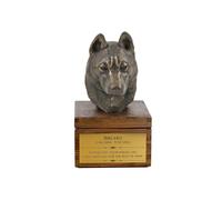 Siberian Husky urna sulla cassetta postale marrone Art-Dog