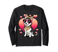 Siberian Husky Valentines Day Huskies Maglia a Manica