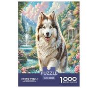 Siberian Husky1000 Piece Jigsaw Puzzles for Adults Family Game Cute PetsFun And Challenging Home Decors Great Gift Idea38x26cm/1000pcs