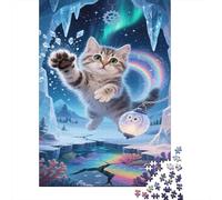 Sibérien Puzzle 1000 Pieces Gioco Puzzle Glacier Aurora Regali Di Festa Puzzle Paesaggio Puzzle Adulti E Ragazzi Regalo Per Lui E Per Lei +14 Anni 1000pcs (75x50cm)
