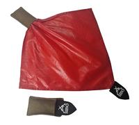 Sibo - Deathrag Softair Rosso con Tasca Molle - Foulard Airsoft - Segnalazione Colpito per Gilet Tattico - Accessorio Softair Paintball Killrag Airsoft (Marrone (Tan))