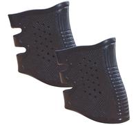 Sibo - Impugnatura Antiscivolo in Gomma (2 Pezzi) - Grip Ergonomico Universale per Softair - Accessorio Comfort per GBB AEG - Copertura per Manico Airsoft (Nero)
