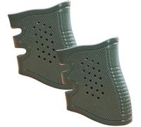 Sibo - Impugnatura Antiscivolo in Gomma (2 Pezzi) - Grip Ergonomico Universale per Softair - Accessorio Comfort per GBB AEG - Copertura per Manico Airsoft (Verde)