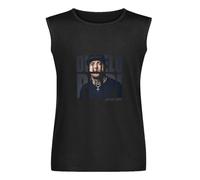 SIBOER Nicky Jam Dimelo Papi 2.0 Mens Sleeveless T Shirt Vest Black M