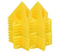 Sibomtex, 20 supporti impilabili per pittura, mini cono, in tela, per ante di armadietti, porte, supporti per persiane, mobili, artigianato, modanature