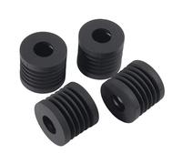 SIBOMTEX - 4 piedini ammortizzanti in gomma antiscivolo, compatibili con stampante 3D Bambu Lab X1/X1C/P1P/P1S, parti aggiornate per stampanti 3D