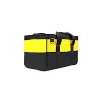 Sibomtex, borsa multiuso in tessuto di bue, con apertura larga, con cerniera, borsa multifunzione con maniglia per il trasporto, borsa per attrezzi in tessuto di bue 600D