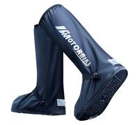 SIBOMTEX - Copriscarpe impermeabili in PVC ad alto tubo, riutilizzabili, con riflettore