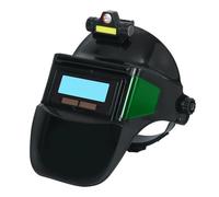 Sibomtex - Faccia di saldatura automatica per PC, ampia vista, vero colore, 130 ℃, oscuramento automatico ad alta temperatura, per saldatura ad arco, rettifica e taglio