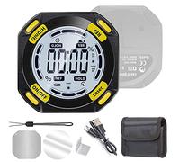 Sibomtex - Inclinatore digitale a 5 lati, inclinatore digitale e angolare, versatile 4 x 90°, display LCD, misuratore di livella e misuratore, 4 unità con due linee