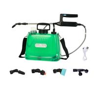 Sibomtex - Irrigatore elettrico da giardino a spalla, dispositivo di irrigazione per piante da giardino, lunghezza asta regolabile, strumento multifunzionale per agricoltura