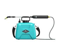 Sibomtex - Irrigatore elettrico da giardino, a spalla, per piante da giardino, dispositivo di irrigazione per fiori, lunghezza asta regolabile, capacità 5 l, strumento multifunzionale per agricoltura