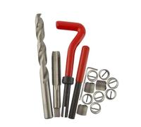 Sibomtex - Kit di 15 inserti filettati metrici, M5, M6, M8, M10, M12, M14, Helicoil Car Pro Coil Tool M12 x 1,25