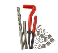 Sibomtex - Kit di 20 inserti filettati metrici, M5, M6, M8, M10, M12, M14, Helicoil Car Pro Coil Tool M10 x 1,25