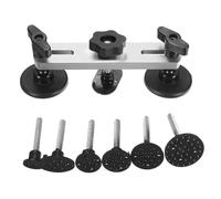 SIBOMTEX - Kit di attrezzi per riparazione automatica del corpo, estrattore per ammaccature a ponte a doppio polo, per rimozione ammaccature senza vernice, con 6 linguette estrattori per colla, per la