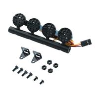 SIBOMTEX LED Luce RC Auto 4 pz Luci di Ricambio per 1/10 Traxxas TRX-4 Trx4 Axial SCX10 90046 RC4WD D90 KM2