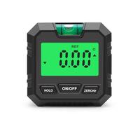 SIBOMTEX Mini Inclinometro Digitale Goniometro Livello 3 in 1 Angolo Finder Angolo MeterBevel Gauge 90 ° Gauge Digital Level Box per 4 x 90 gradi Campo di misura