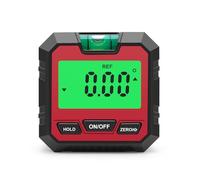 SIBOMTEX Mini Inclinometro Digitale Goniometro Livello 3 in 1 Angolo Finder Angolo MeterBevel Gauge 90 ° Gauge Digital Level Box per 4 x 90 gradi Campo di misura