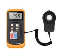 SIBOMTEX - Misuratore di luce digitale per illuminazione, gamma manuale da 200 a 200.000 Lux, fotometro LCD portatile, Luxmetro portatile con misurazione del picco, tester di intensità luminosa per