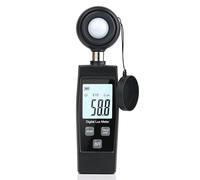 Sibomtex - Misuratore di luce portatile Lux Meter per intensità della luce ambientale e fotometro digitale gamma fino a 200.000 Lux Sensore di illuminazione fotografica con MAXMIN Data Hold per piante