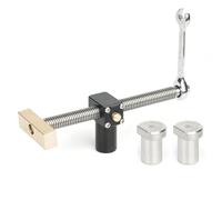 Sibomtex Morsa per la lavorazione del legno con morsetto a clip fisso, regolabile, morsa da lavoro per falegnameria, strumento di bloccaggio per banco da lavoro da 19 mm