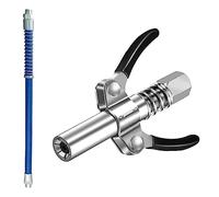 Sibomtex - Morsetto di blocco del grasso ad alta pressione in acciaio inossidabile Strumento di riempimento del grasso manuale elettrico pneumatico universale