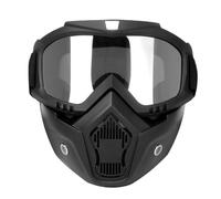 Sibomtex, occhiali ad alta definizione con filtro per bocca, per casco aperto, protezione per gli occhi e moto