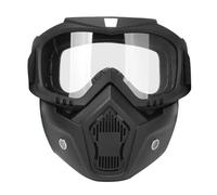 Sibomtex, occhiali ad alta definizione con filtro per bocca, per casco aperto, protezione per gli occhi e moto
