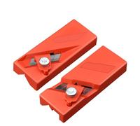 SIBOMTEX - Pialla per smussatura in cartongesso, in ABS, per bordi in legno, inclinabile a 45°, angolo obliquo, pialla decorativa per pannelli in fibra di legno, pannello acustico