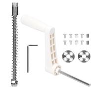SIBOMTEX - Piattaforma di sollevamento con manovella per router, con maniglia antiscivolo, installazione rapida con asta a vite di regolazione del sollevamento da 40 mm