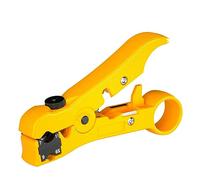 Sibomtex Pinze spelafili multifunzionali per cavi coassiali Cavo coassiale Cavo piatto Cavo telefonico TV Pinza spelafili manuale Tagliamo Strumento di spogliatura