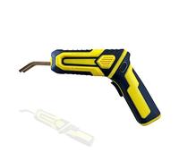 Sibomtex - Saldatrice portatile per plastica, portatile, con manico pieghevole a 90°, kit per riparazione di crepe e taglio termico, set di strumenti per riparazioni in plastica, con 400 chiodi per