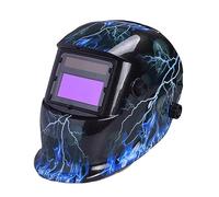 Sibomtex - Saldatura a ricarica solare automatica con oscuramento automatico, montaggio su testa, schermo LCD per saldatura ad arco, smerigliatura e taglio