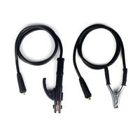 Sibomtex - Set di morsetti per saldatura ad arco, lunghezza 1,5 m, 300 A, kit di clip per saldatrice ARC ZX7 MMA