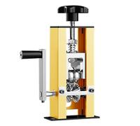 Sibomtex - Spelapatate elettrico portatile per uso domestico, 1-25 mm, con supporto a manovella, da utilizzare con elettrico a mano